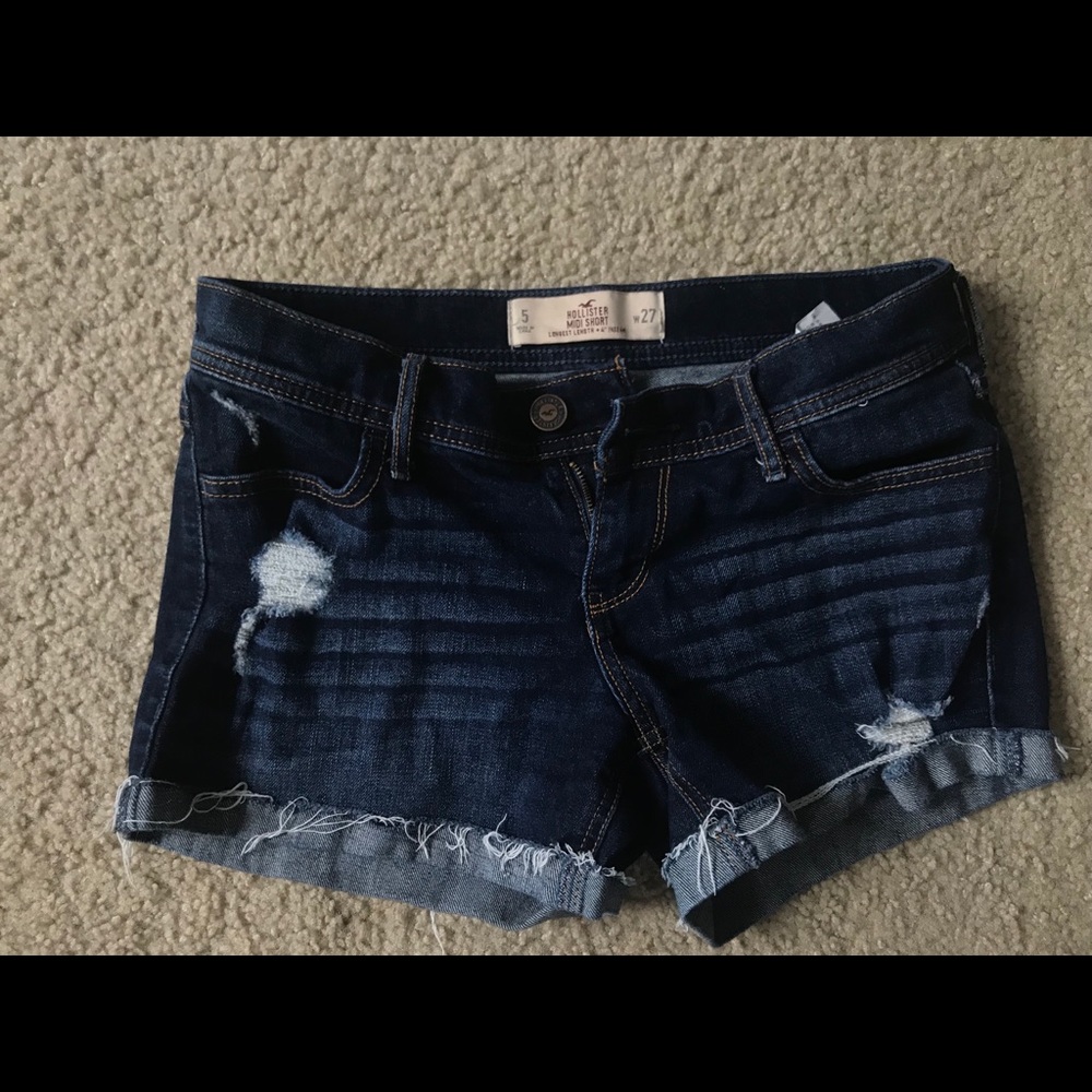 Hollister jean shorts